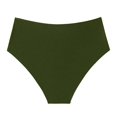 thumbnail image 5 of Sopiago Bikini Bottom for Women Twist Front Cheeky Swimsuit Bottoms for Women Ruched Bathing Suit Bottoms Green,S, 5 of 5