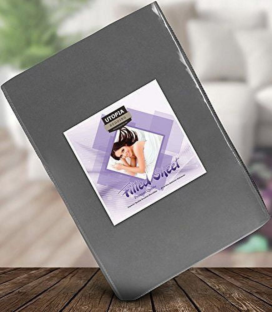 Bedding Deep Pocket Fitted Sheet Easy Care Deep Pocket Bed Sheets