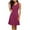 Wine-women's resort wear, variant on Aboser Womens A Line Dress Plus Size Sleeveless Dresses Crossover V Neck Midi Dress Elegant Work Office Dresses Summer Casual Tank Dress