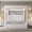 Cream, variant on VanAcc Canopy Bed Frame King Size with 74.8" Tall Four-Post Design, Modern Deep-Tufted Velvet Upholstered Headboard with Charging Station, Cream