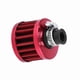 thumbnail image 5 of Kit de filtro de admisión de aire frío universal para coche de 12 mm, tapa de ventilación del cárter, respiradero rojo, 5 of 14