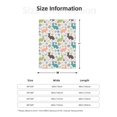 thumbnail image 5 of Sikiie Easter Rabbit Cozy Flannel Fleece Throw Blanket: Lightweight & Thick for All Seasons - Perfect for Women, Men, & Kids"40"x30", 5 of 6