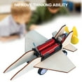 thumbnail image 4 of Airplane Model, Promote Intellectual Development DIY Airplane, Wood Material Manufacturing Improve Thinking Ability Home For Kids Travel Boys Assembling Airplane, 4 of 8