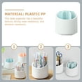 thumbnail image 2 of unbranded  Desktop Storage Container Rotating Pen Holders Organizer Shelf Stand Student Office, 2 of 8