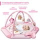 thumbnail image 2 of Tapete de gimnasio para bebés Jyusmile 8 en 1 Tummy Time con 6 juguetes, color rosa, 2 of 7