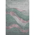 thumbnail image 2 of Addison Rugs Mayfield Premium Machine Washable Transitional Swirls Sage Rectangle Rug, 3' x 5', 2 of 7
