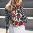 thumbnail image 5 of Yiaed Chicken Print Print Laptop Backpack Travel Canvas Backpack Vintage Aesthetic Backpack for School Knapsack Backpack Backpack for School-, 5 of 5