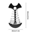 thumbnail image 4 of Soidarity Clavijas de anclaje para cubierta con hebilla de resorte, estacas para tienda de campaña de aleación de aluminio, accesorios de Camping Escalada 5 piezas Soidarity OD020530-02, 4 of 6