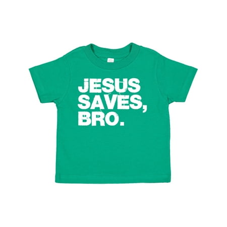

Inktastic Jesus Saves Bro Christian Gift Toddler Boy or Toddler Girl T-Shirt