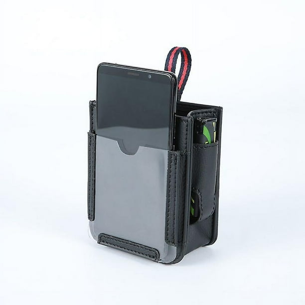 Bolsa de ventilación de coche, organizador multifuncional, bolsillo para teléfono, accesorio de ventilación de coche, bolsa de almacenamiento para bolígrafos, monedas, mapas, billetera