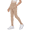 Khaki, variant on Arshiner Girls Athletic Leggings with Pockets Kids Crossover High Waisted Dance Workout Running Yoga Pants