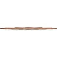 thumbnail image 3 of Ekena Millwork 28"OD x 9 3/4"ID x 3/8"T Daisy Wood Fretwork Pierced Ceiling Medallion, Walnut, 3 of 3