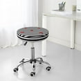 thumbnail image 7 of Lsque Ladybugs on Black and White Striped Round Bar chair cushion covers Velvet Fabric Premium Comfort Protects from Scratches and Stains for 14-17 Inch Chair- 14 inch, 7 of 7