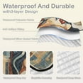 thumbnail image 2 of Women in Brown Beach Blanket Outdoor Picnic Blanket 78"x 78" Waterproof Foldable for Beach Camping Travel Hiking Grass Lawn Park, 2 of 5