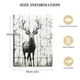 thumbnail image 2 of PIKWEEK Rustic Nature Deer Wall Decor Nordic Forest Animal Deer Pictures Wall Art Abstract Canvas Print Elk Painting Framed Modern Home Artwork Decorations For Bathroom Bedroom Office, 2 of 5