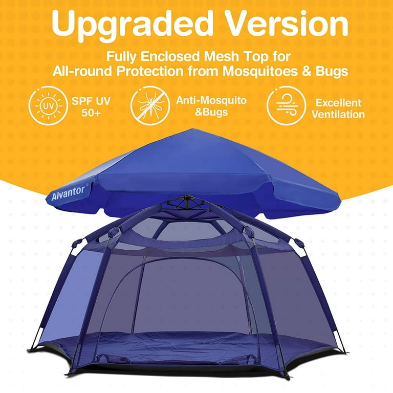 Eighteentek Baby Portable Playpen Kids Play Yard Pop Up