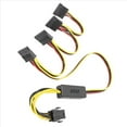 thumbnail image 4 of 4X Tarjeta Gráfica de 6 Pines una Disco Duro Cable de Alimentación Cable de 12 V una Disco Duro Estabilización de Voltaje Reductor, 4 of 5