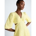thumbnail image 4 of Scoop Women's Eyelet Cutout Cotton Midi Dress, Sizes 0-18, 4 of 5