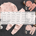 thumbnail image 3 of KPOPLK Baby Girls Pajamas Sets 1-7Y Toddler Kids Soft Comfy Pjs Fall Winter Long-Sleeve Snug fit Sleepwear Clothes(3-4 Years,Red), 3 of 4