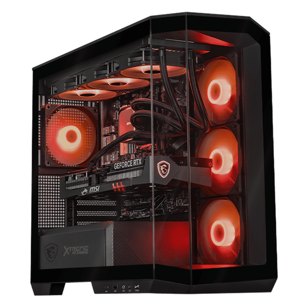 PC Gamer IA Xtreme PC Gaming MSI NVIDIA GeForce RTX 5070 Ti AMD Ryzen 7 9800X3D 32GB DDR5 SSD 1TB Sistema Liquido WIFI Black Alto Desempeño Creativo con IA Integrada