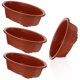 thumbnail image 1 of AURARMLET 4Ud Macetas Para Bonsái En Plástico Oscuro Ideales Para Balcones Y, 1 of 5