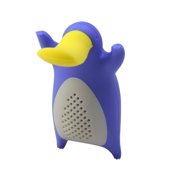 WORGEOUS 1 UNID Platypus Infusor de té Reutilizable Colador de té de hojas sueltas lindo Difusor de silicona Herramientas de cocina Gadgets (Azul)