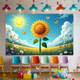 thumbnail image 5 of LUUFILx Sunflower Sunny Day Banner Backdrop for Garden Party Decoration Photography Props Event Picnic Bright Summer Nature Scene Background Relaxation, 5 of 7