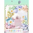 thumbnail image 2 of Kit de arco de 2 uds, decoración de fiesta de bienvenida de bebé de colores surtidos para niñas, boda temática de margaritas, cumpleaños bohemio, boda de margaritas, cumpleaños de niñas, 2 of 5