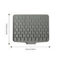 thumbnail image 3 of YoeXGDS 1PC Dish Drain Board Plastic Drain Boards, Dish Drainer Tray Large Dish Drainer Mat with Side Drop Slope Diversion Drainboard for Dish Rack Kitchen Counter 12.6x10/14x11 Inch, 3 of 9