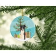 thumbnail image 2 of Carolines Treasures BB4223CO1 Merry Christmas Tree Smooth Fox Terrier Ceramic Ornament, 2 of 2