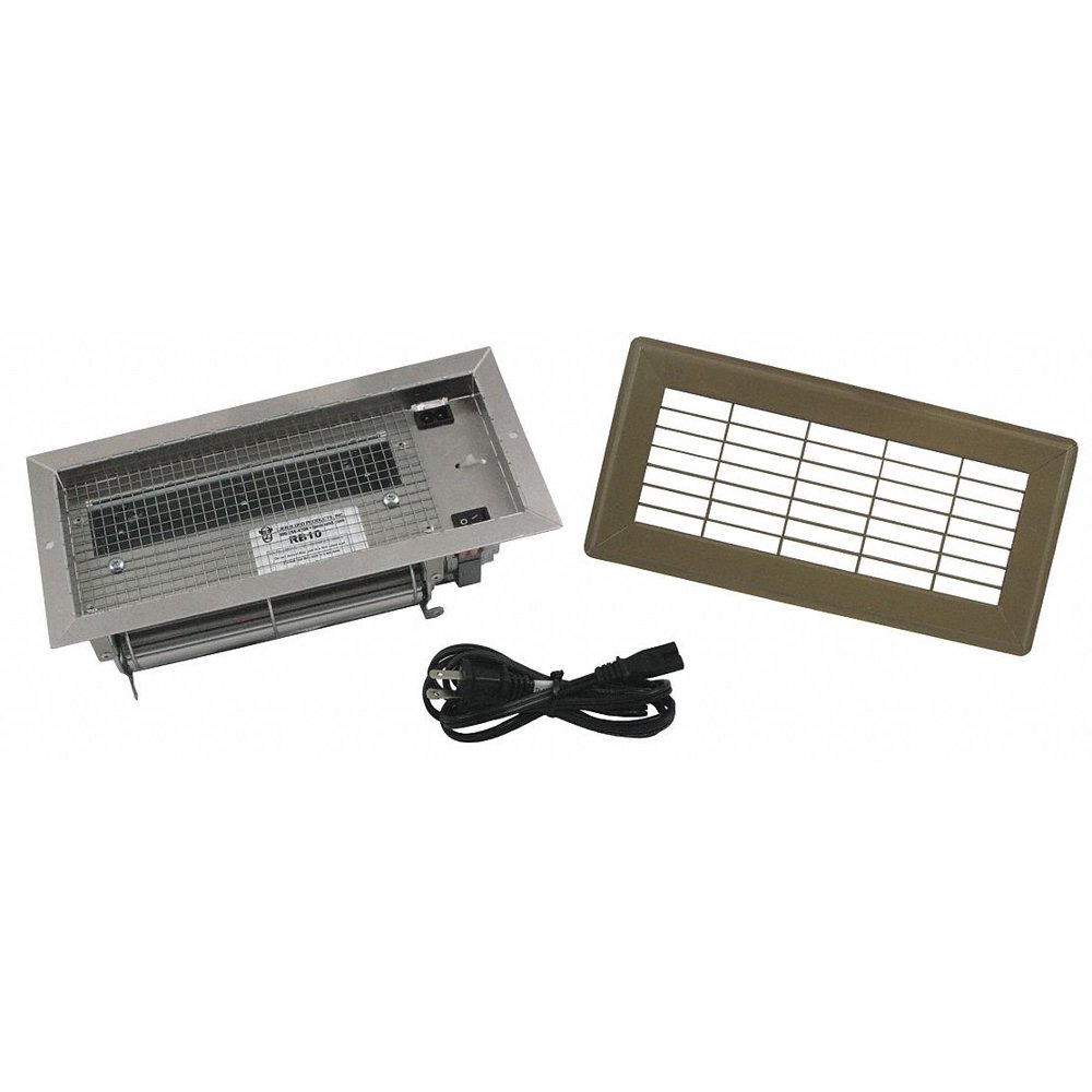 Tjernlund RB10 Brown Duct Booster Register Booster Fan for 4 Inch by 10