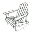 thumbnail image 2 of Shine Company Catalina Adirondack Chair - Dutch Blue, 2 of 3