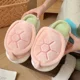 thumbnail image 1 of Pantuflas de algodón con forma de tortuga para mujer, divertidas y creativas, de estilo kawaii, para invierno, 2024, nuevas, suaves, cálidas y cómodas, para el hogar, 1 of 5