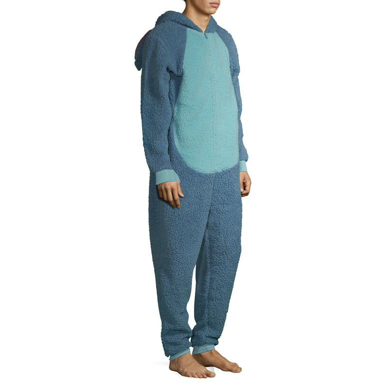 Disney, Adult Mens, Lilo & Stitch Pajamas Union Suit, Sizes S-XL 