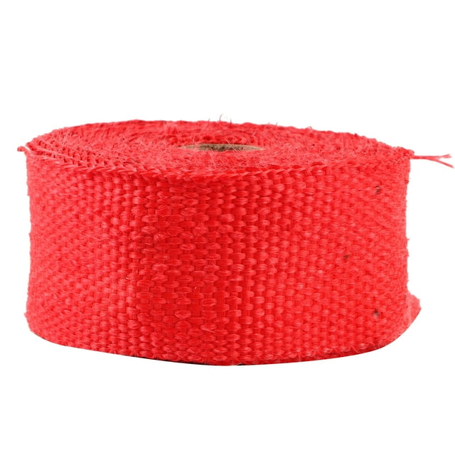 Exhaust Heat Wrap, Fiber With Exhaust Pipe Tape For Man For Car Motorcycle Red,Orange,Brown