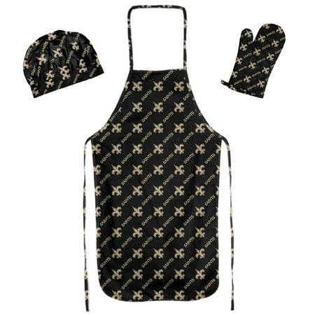 

The Northwest Group New Orleans Saints Black Three-Piece BBQ Set