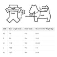 thumbnail image 3 of TIELUTT Winter Warm Vest Lined Coat with Leash Ring & Pet Clothes Hangers and Rack Pet Clothes Hangers for Small Dogs Pet Clothes Closet Pet Clothes Hangers for Closet Pet Clothes for Small Dogs Fema, 3 of 8