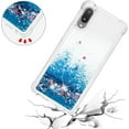 thumbnail image 5 of case for Samsung Galaxy A02 Case for Girls Women, Fashion Shiny Creativity Quicksand Flowing Liquid Floating Soft TPU Cover Glitter Cute Bling Clear Protective Case for Samsung Galaxy M02 RLS Blue, 5 of 14