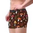thumbnail image 2 of Fotbe Woodland Mushroom with Flowers and Berries Calzoncillos Tipo Boxer con Bolsa de Soporte Total para Hombre, X-Temp Fresco, Transpirable y de Secado Rápido-Large, 2 of 5