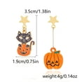 thumbnail image 4 of Yoyauz Halloween Earrings for Women, Spider Web Pumpkin Ghost Bat Earrings, Halloween Costume Accessories, Makeup Party Gifts, 4 of 6