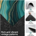 thumbnail image 3 of Teal Gold Marble Pattern Kitchen Rugs Sets Of 3,Kitchen Runner Rugs Non Skid Washable,Decorative Kitchen Floor Mats for Kitchen,Sink,Laundry,17"x30"+ 17"x47" + 17"x59", 3 of 6