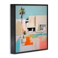 thumbnail image 3 of Stupell Industries Mid-Century Modern Tropical Villa Black Framed Giclee Art, 12 x 12, by Irena Orlov, 3 of 8