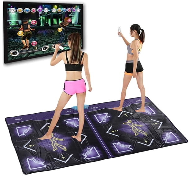 Música Fitness Alfombra Doble Usuarios Detección Plug And Play para TV Computadora