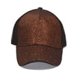 thumbnail image 4 of Qarigey Gorra de béisbol de algodón para mujer, gorra de béisbol con bordado de cúpula a prueba de viento, malla transpirable para niñas, Type3 NO3, 4 of 6