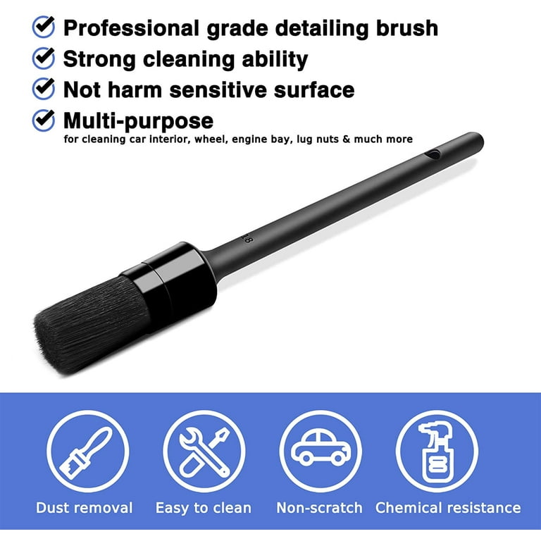 9PCS Car Detailing Brush Kit, Car Cleaning Brush, Interior Detailing