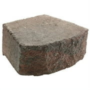 Mutual Materials 12" ManorStone Retaining Wall Block, Red/Black Charcoal