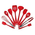 thumbnail image 1 of Amdohai Ensemble de 10 Pcs d'Ustensiles de Cuisine Ensemble d'Ustensiles de Cuisine en Silicone Inoxydable, 1 of 7