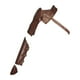 thumbnail image 4 of Steampunk hombro PU Metal gótico ajustable disfraz accesorios Caballero Medieval gótico remaches brazalete Steampunk accesorios para regalos marrón Yinane Armaduras de hombro, 4 of 8