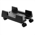 thumbnail image 4 of Support de Bureau Mobile pour Ordinateur Rouleau Largeur Réglable PC Tower Stand (Noir), 4 of 8