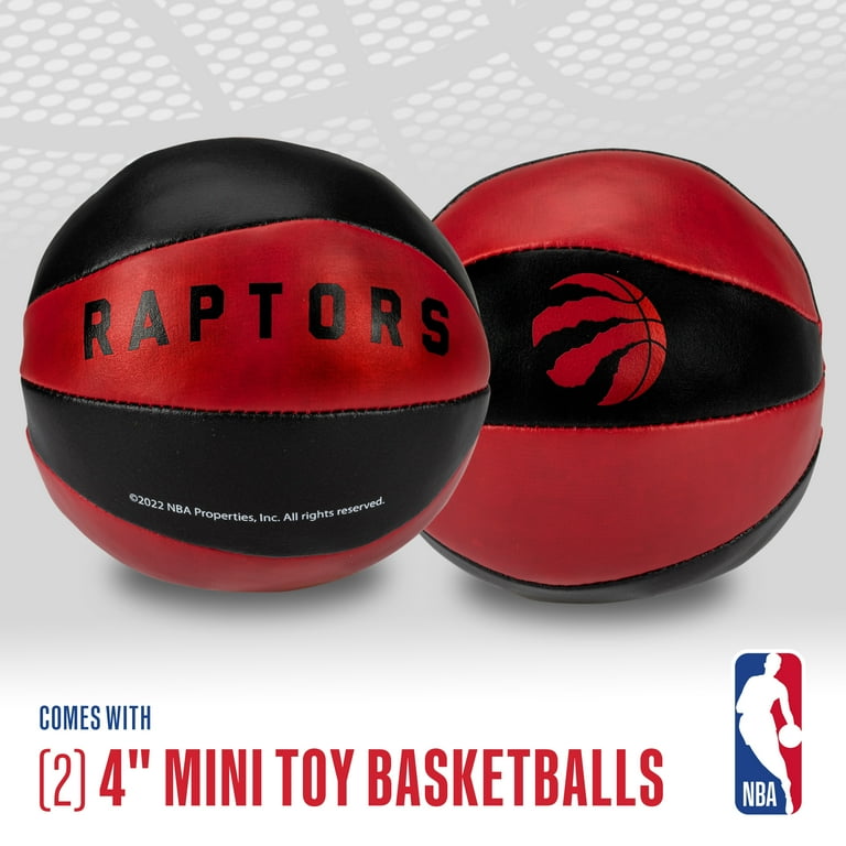 Franklin Sports NBA Toronto Raptors Toy Basketballs - 2 Pack of